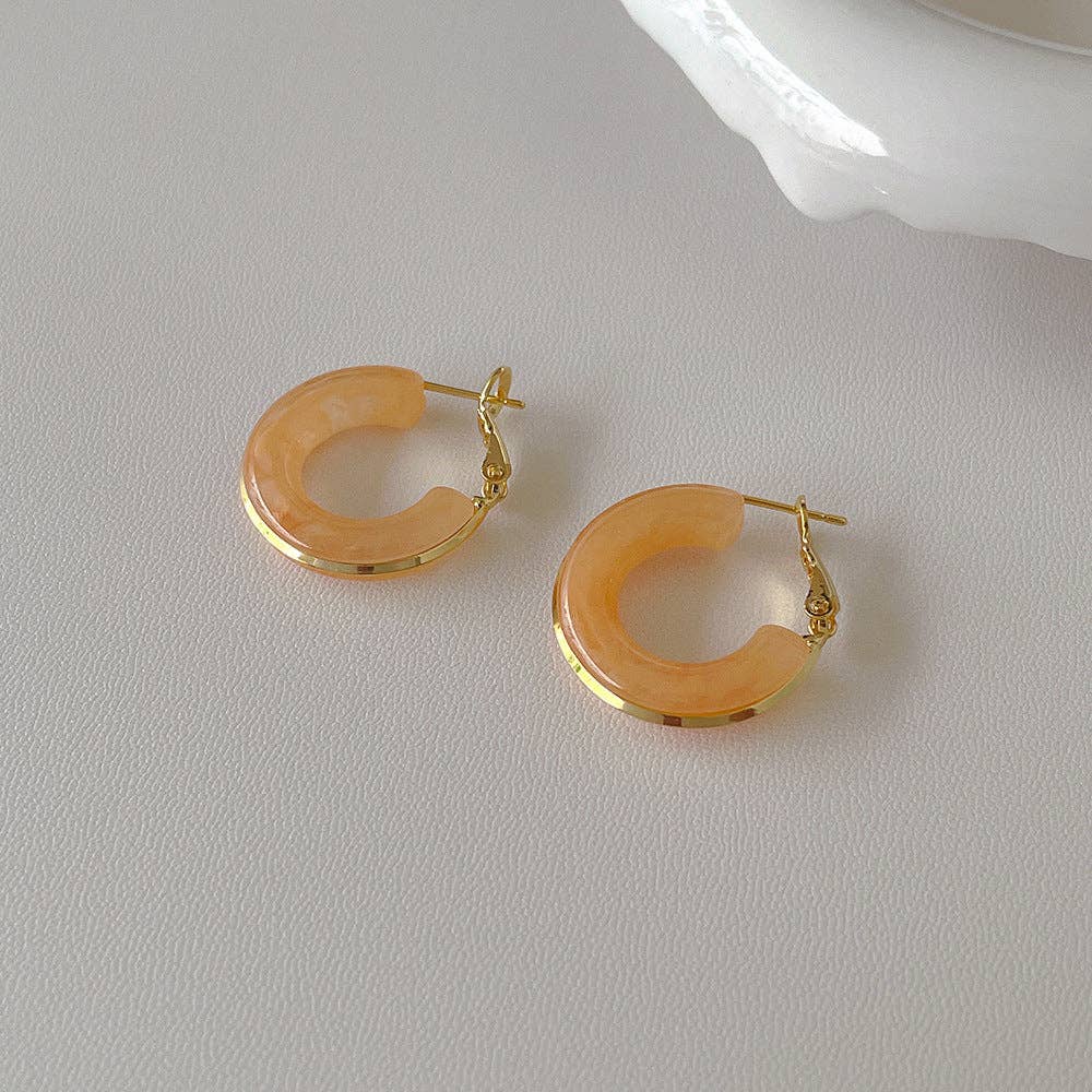 Creamsicle Earring