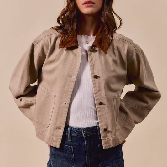Cropped Barn Jacket