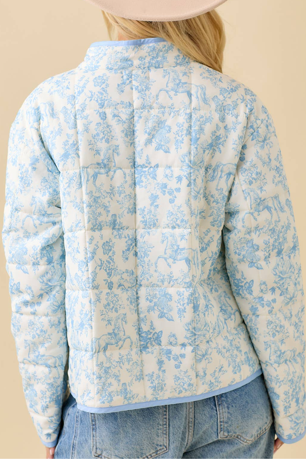 Quilted Floral Jacket