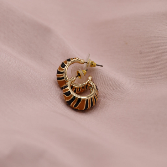 Tiger Stripe Earring