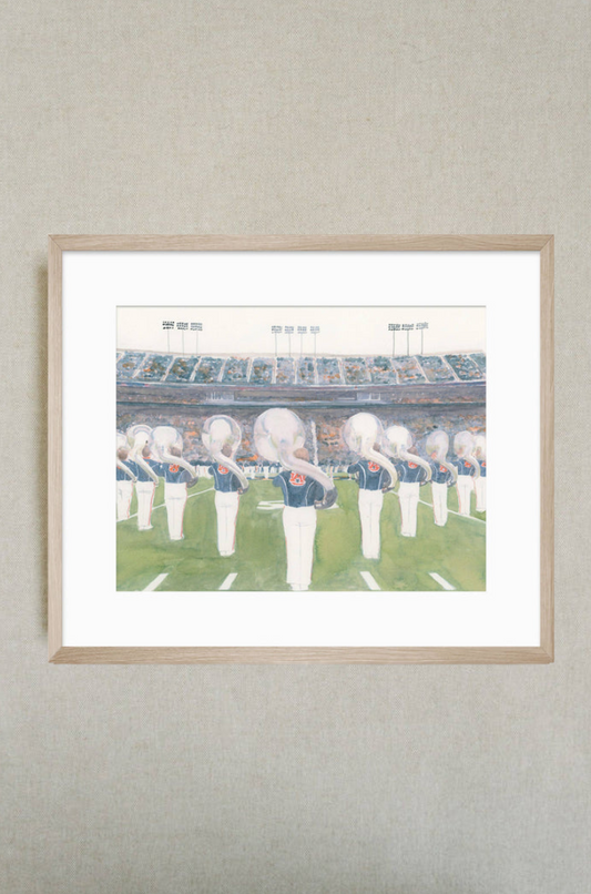 Auburn Marching Band Print