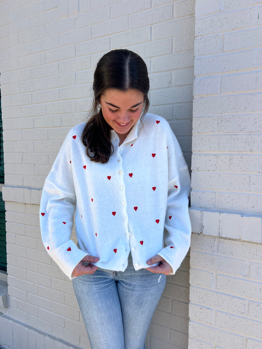 Heart Cardigan