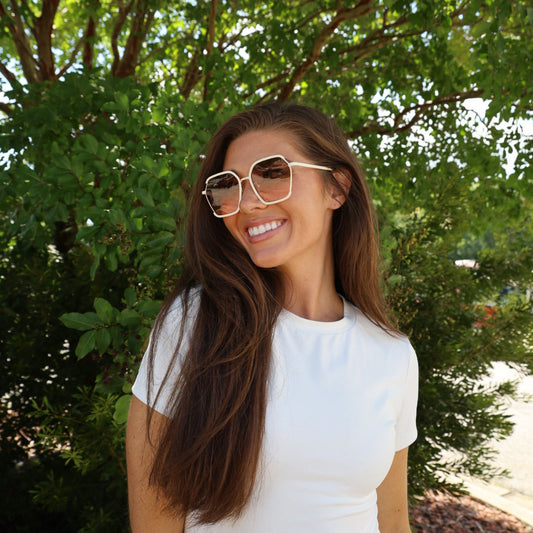 Cream Sunglasses