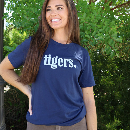 Navy Tigers Tee