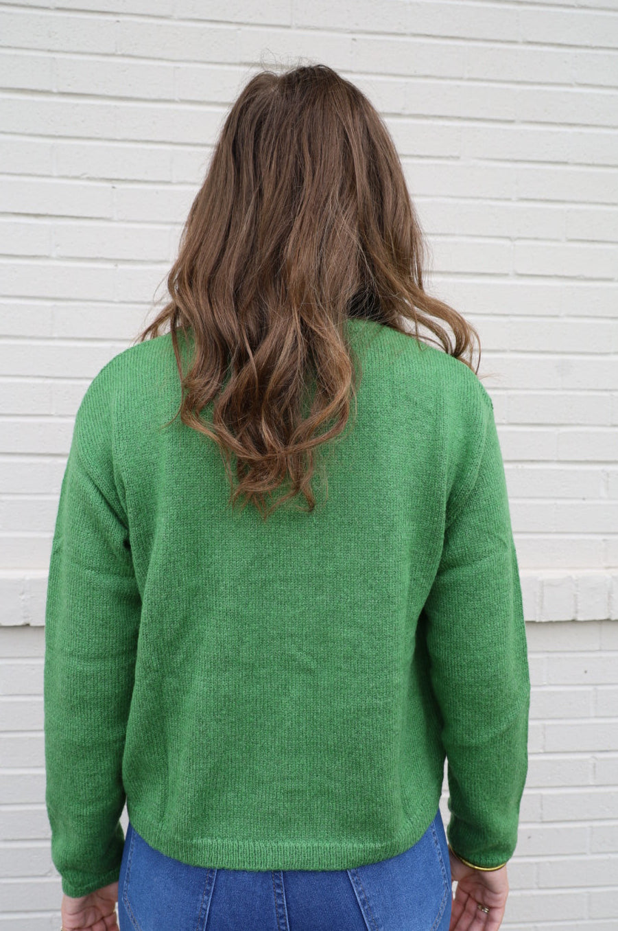 Green Button Down Cardigan