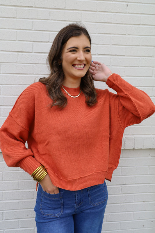 Balloon Sleeve Sweater