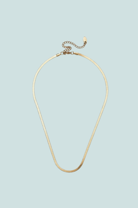 Dainty Herringbone Necklace