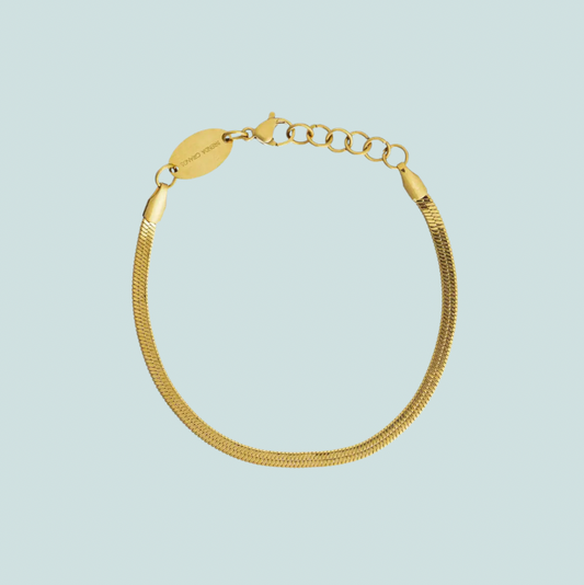 Dainty Herringbone Bracelet