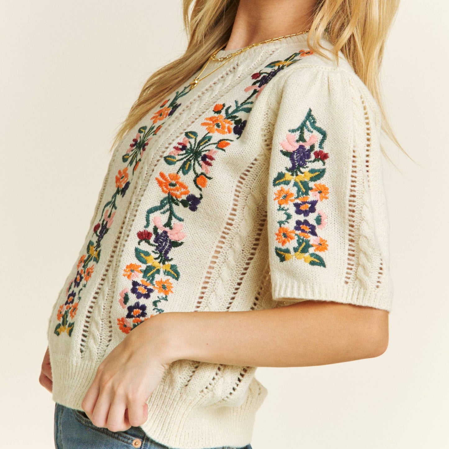 Embroidered Sweater