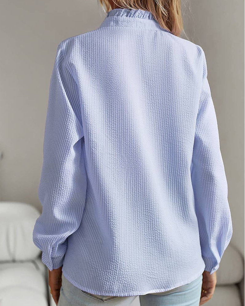 Pinstripe Blouse