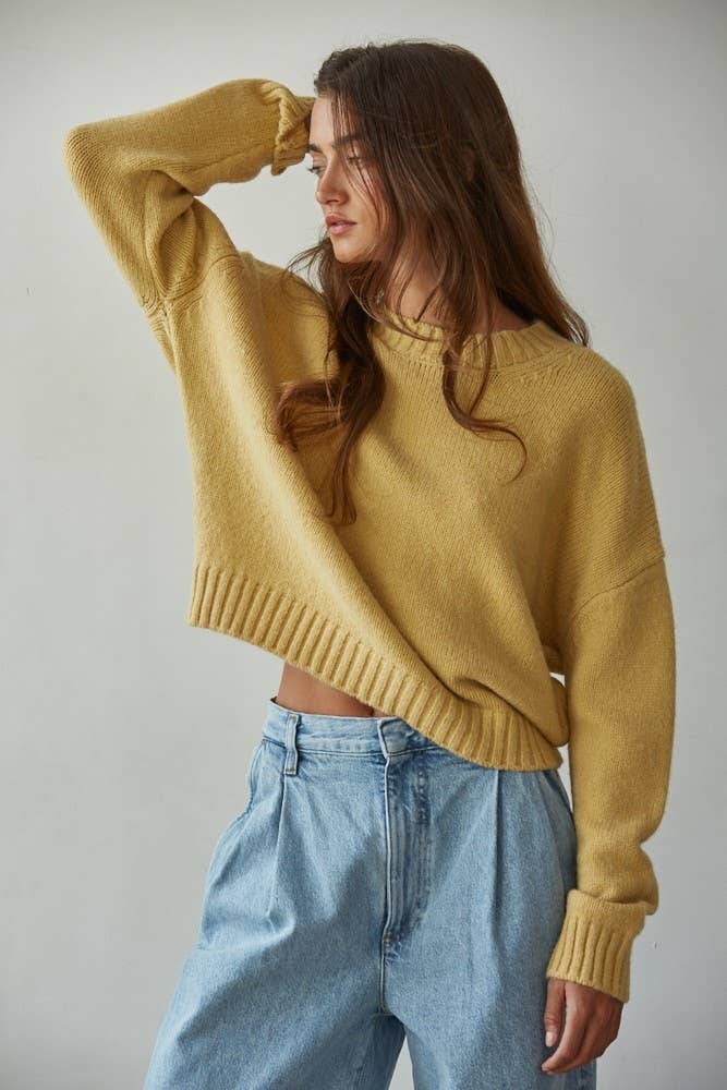 Mustard Knit Sweater
