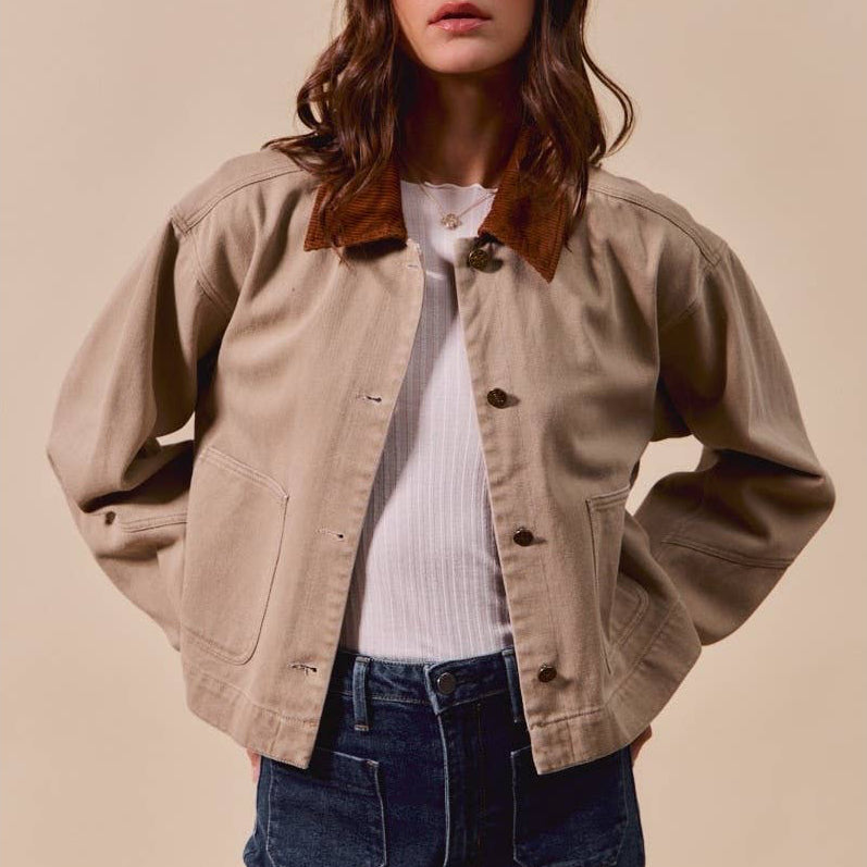 Cropped Barn Jacket