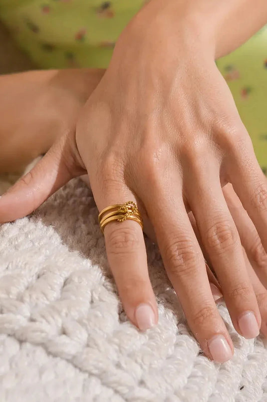 Triple Stacked Ring
