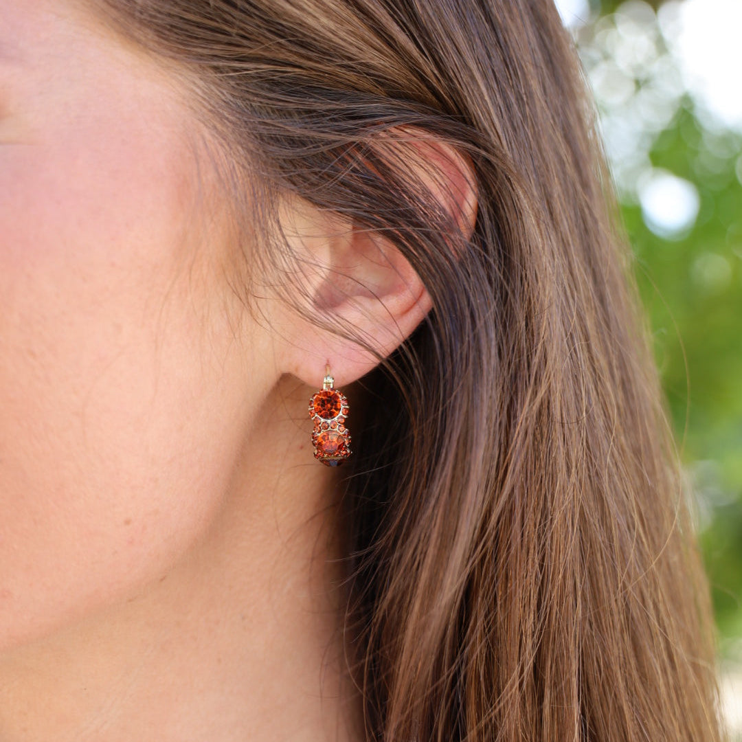 Coffee Hoop Earrings