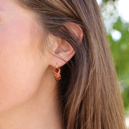 Coffee Hoop Earrings