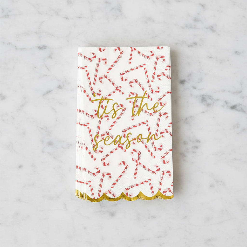 Candy Cane Guest Napkin