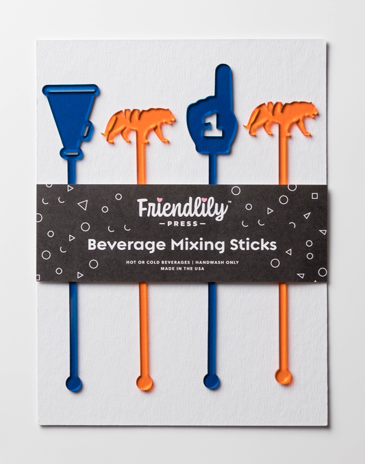 Orange + Blue Stirrers